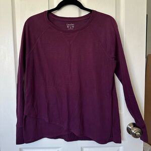 Tulip Hem Long Sleeve Shirt